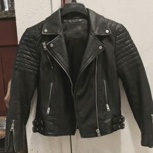 All Saints Papin leather jacket US size 6